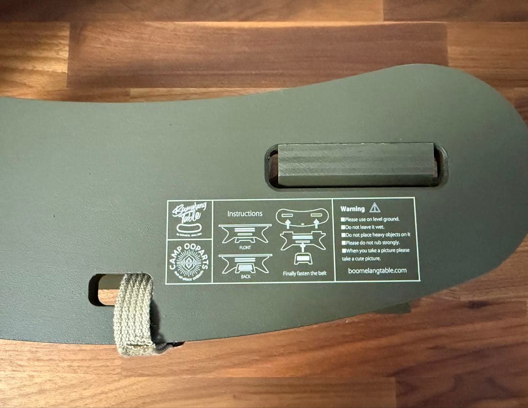CAMPOOPARTS ブーメランテーブルMINI 限定ODカラー
