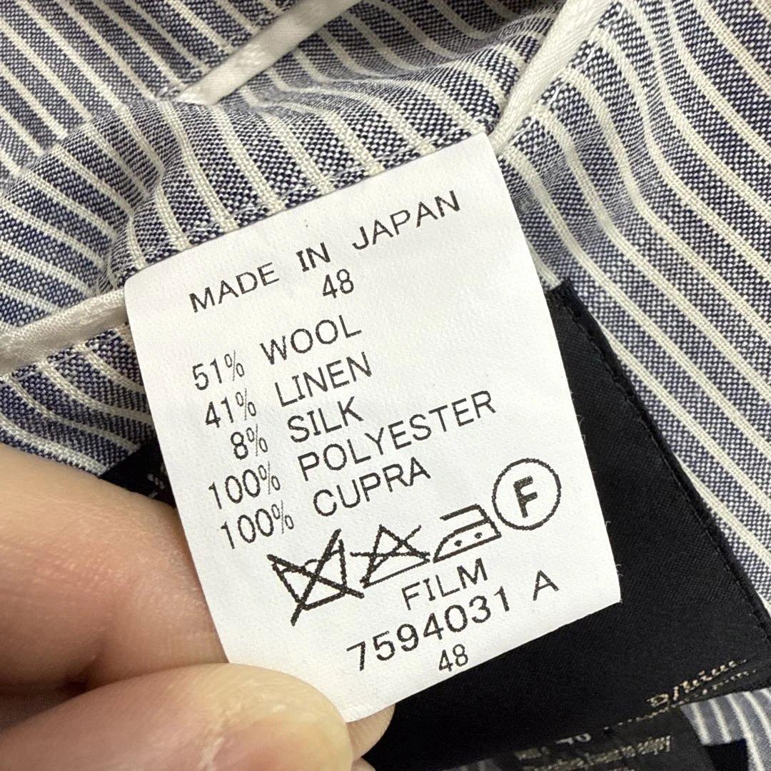 ダブルスタンダード×エルメネジルドゼニア 薄手テーラードジャケット　Lサイズ