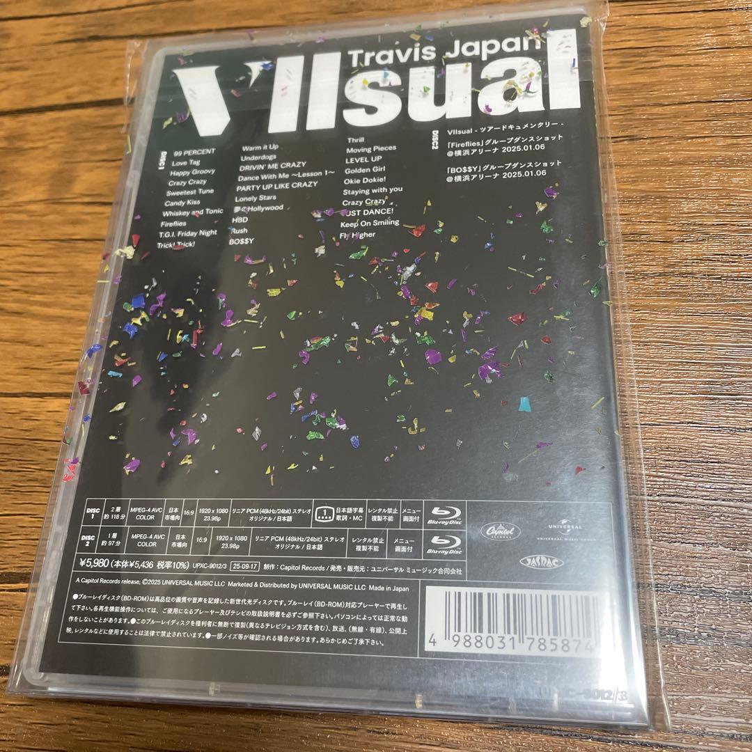 【新品未開封】Travis Japan Vllsual Blu-ray