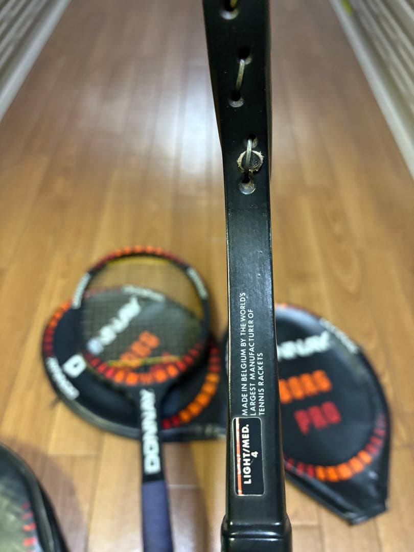 DONNAY BORG PRO ラケット 2本＋専用ケース付き