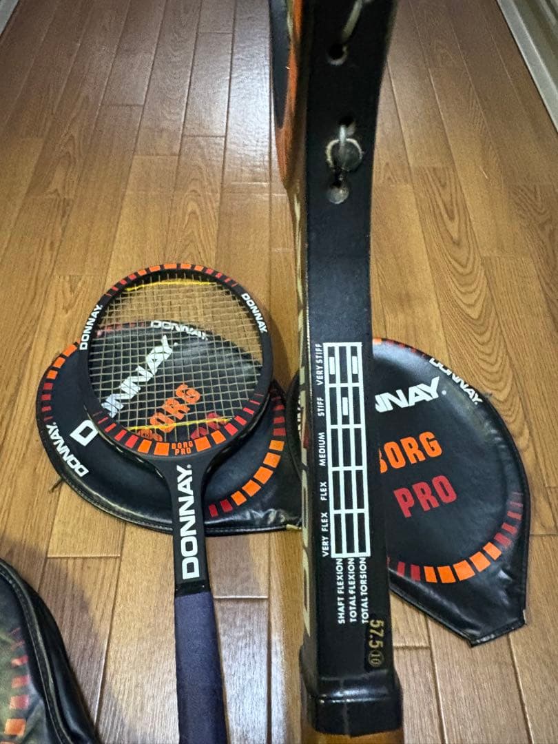 DONNAY BORG PRO ラケット 2本＋専用ケース付き