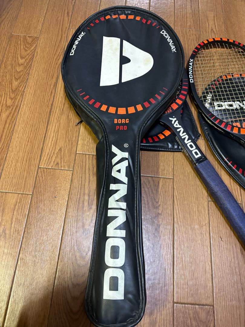 DONNAY BORG PRO ラケット 2本＋専用ケース付き