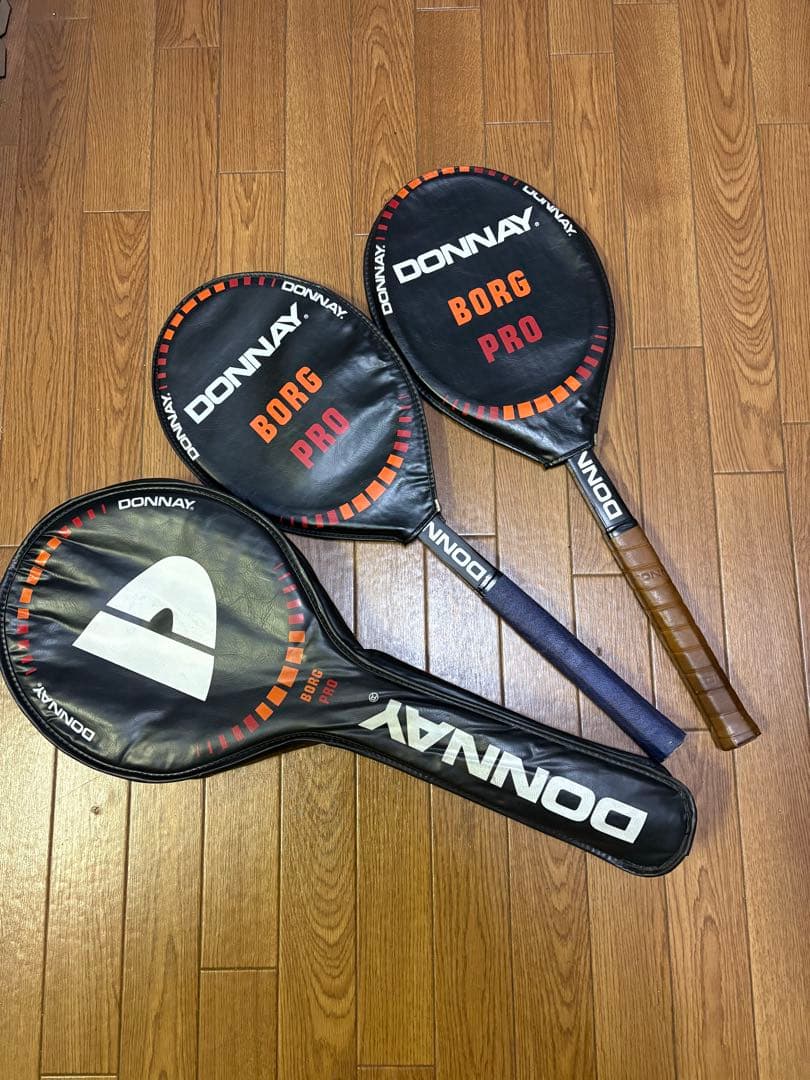 DONNAY BORG PRO ラケット 2本＋専用ケース付き