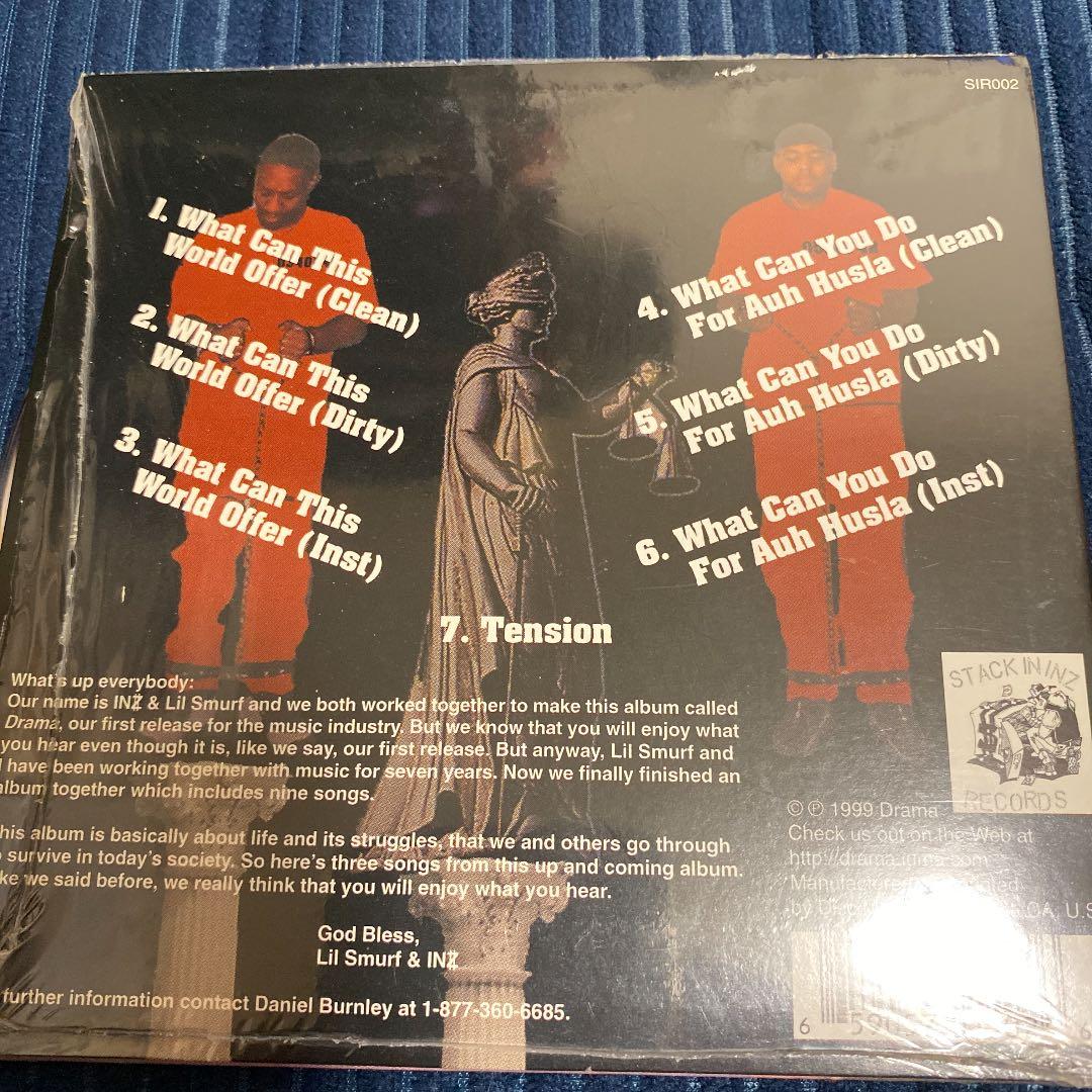 洋楽 g-rap/Lil Smurf & INZ/drama/CD.s