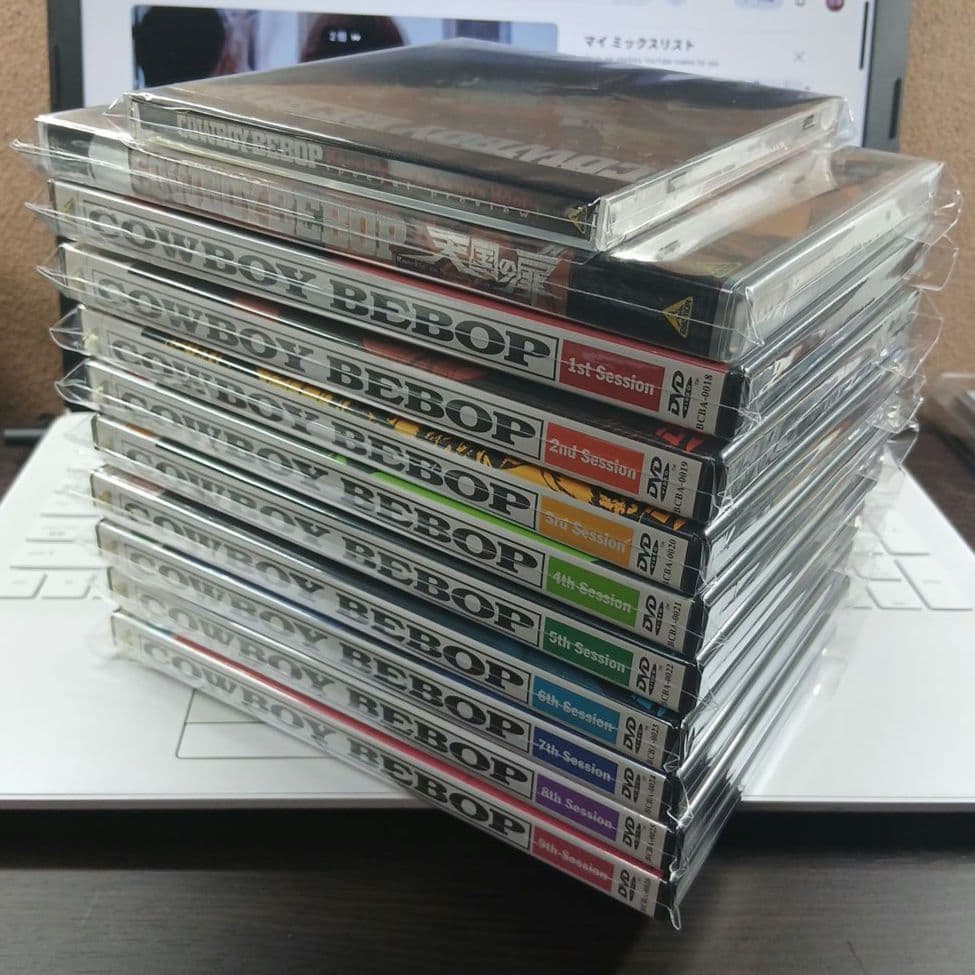 【中古】カウボーイビバップ（セル版9巻）+劇場版DVD+おまけセット