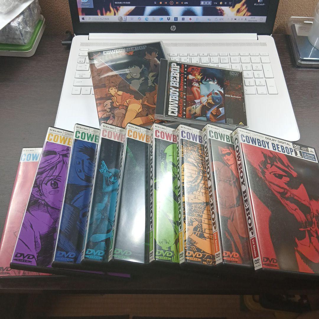 【中古】カウボーイビバップ（セル版9巻）+劇場版DVD+おまけセット