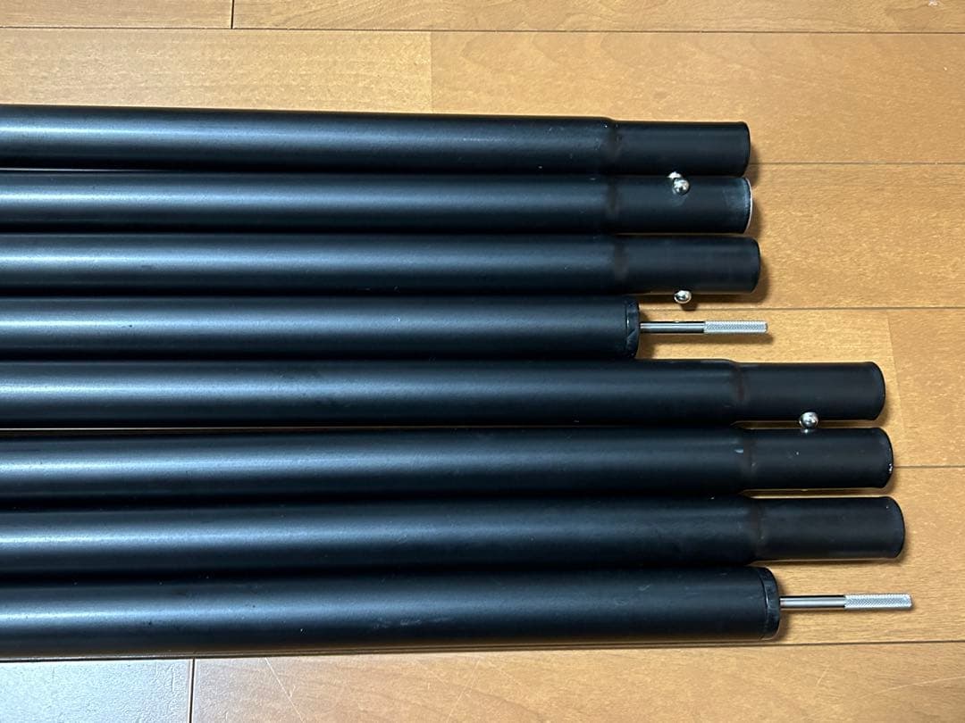 スノーピーク ウイングポールブラック 240cm＋280cm