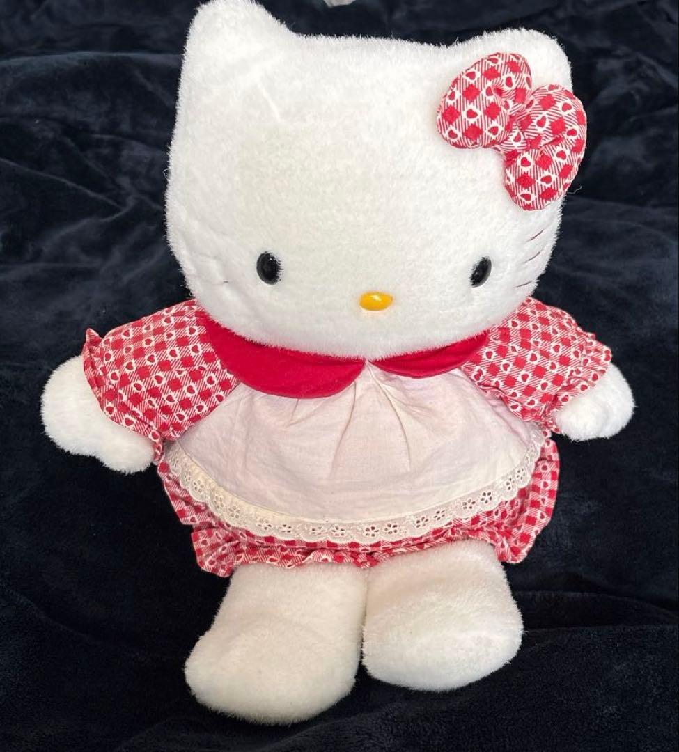 ハローキティ ぬいぐるみ 大 レトロ