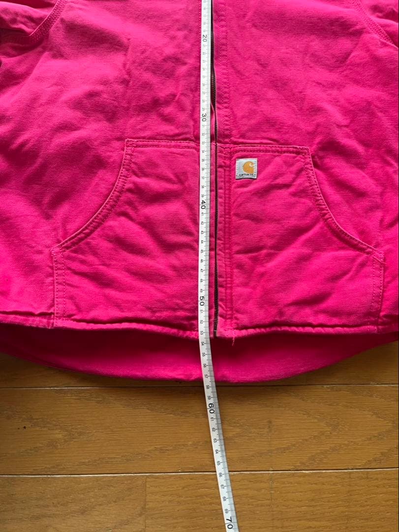 【Carhartt】カーハート ボア裏地 フーディジャケット M ピンク