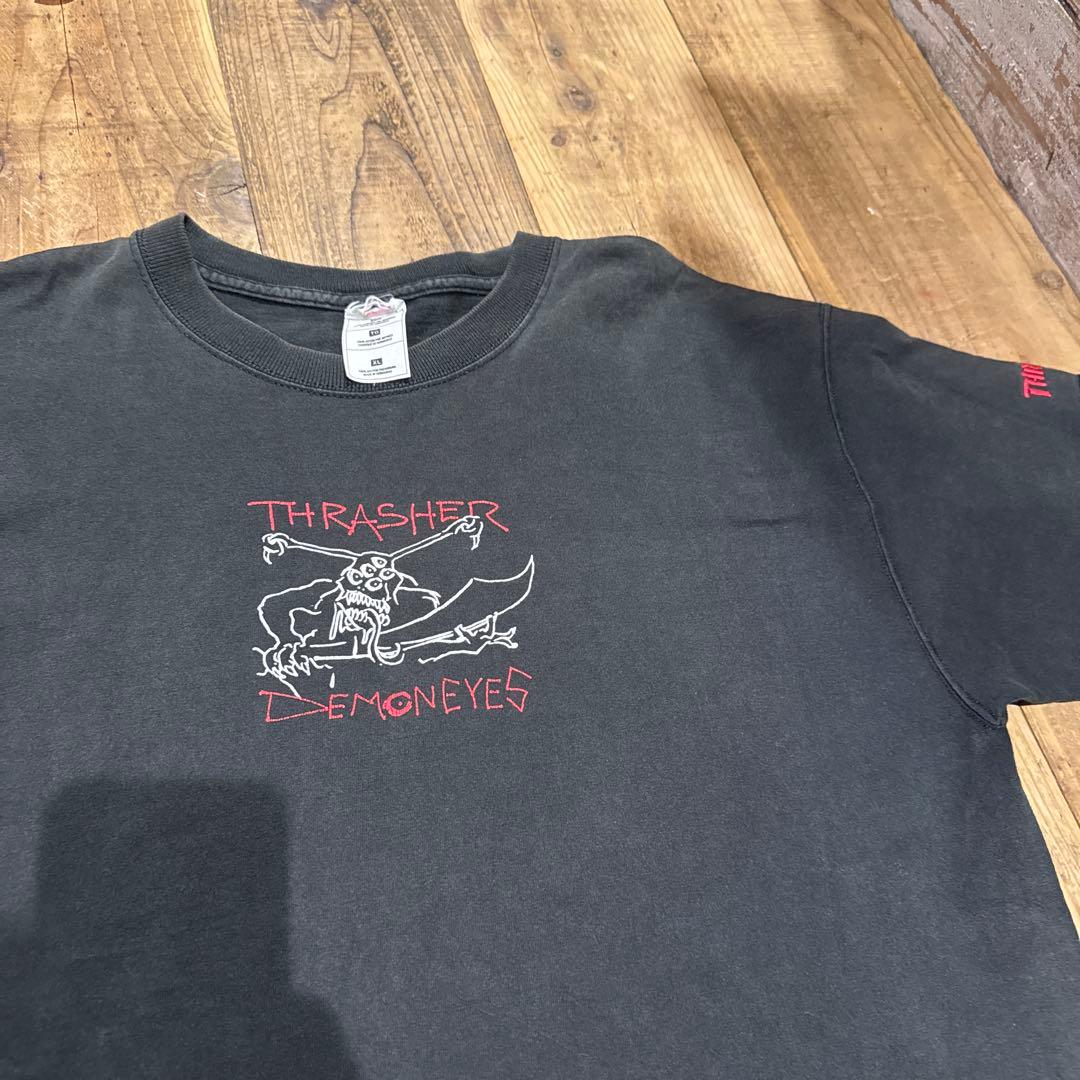 90’s Thrasher スラッシュ　ビンテージtシャツ　他社ボディー