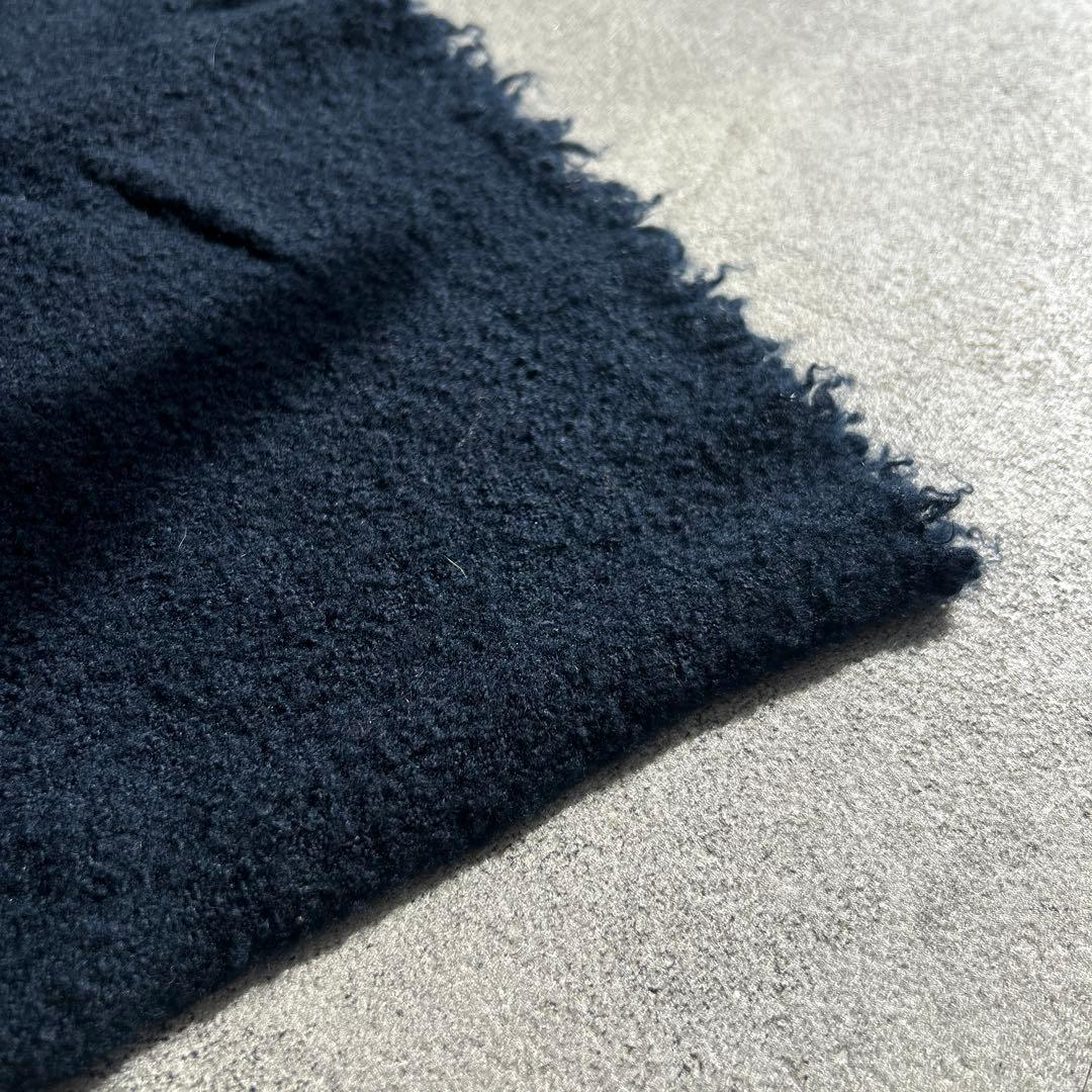 美品✨FALIERO SARTI カシミヤ混 バージンウール ネイビー ストール
