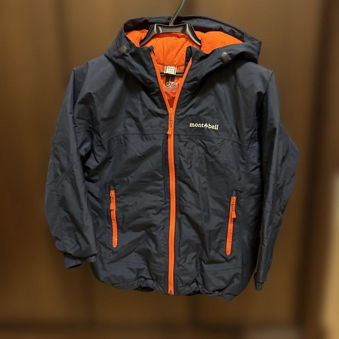 mont-bell 140cm スノージャケットとパンツセット