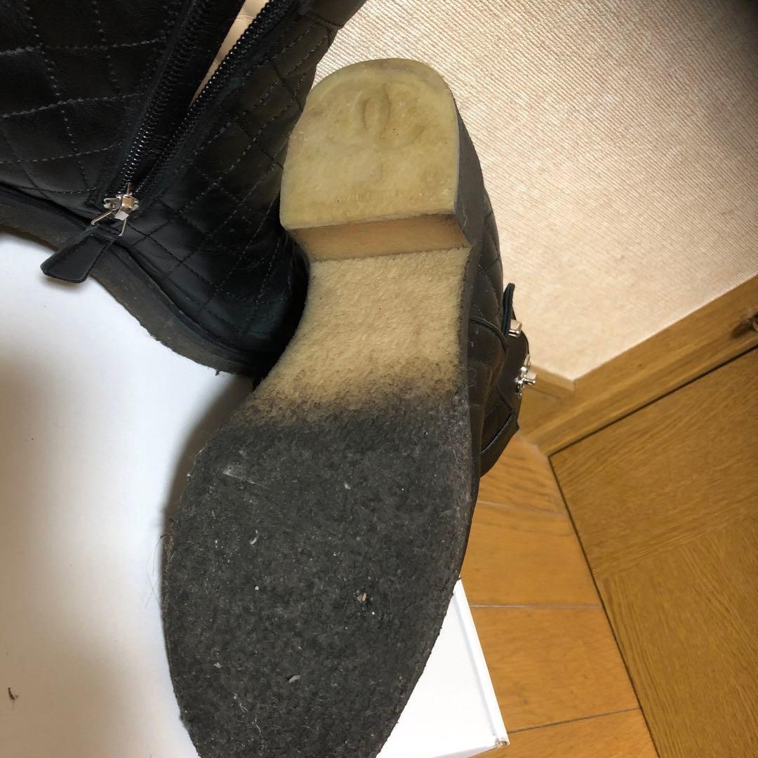 お値下げ！CHANEL マトラッセ ターンロックショートブーツ