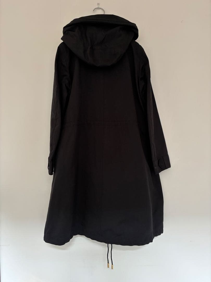 ＜THE RERACSリラクス＞モッズコート36サイズ　ブラック