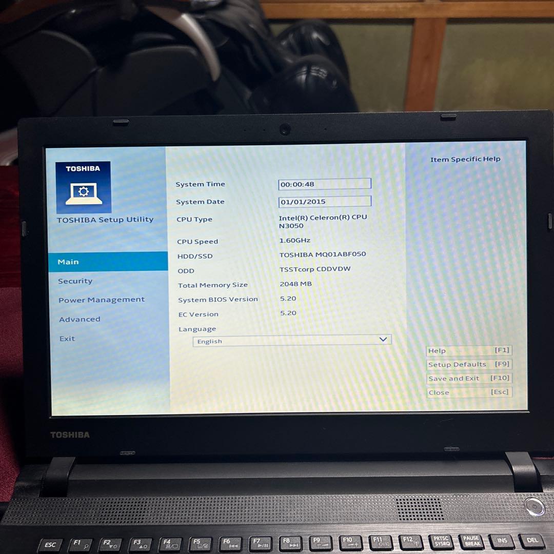 東芝　ノートパソコン　dynabook B24/23TB Windows10