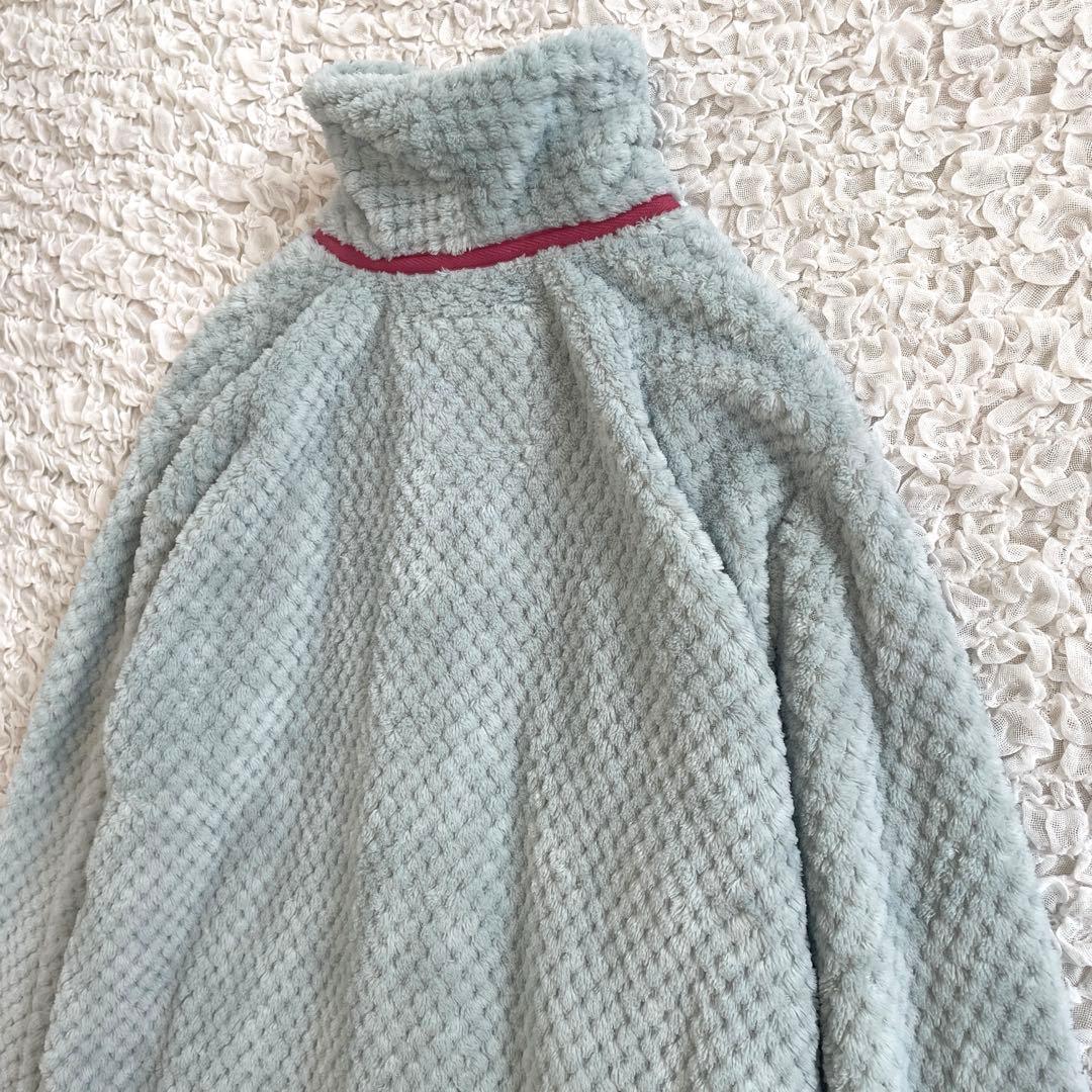 フェリシモ ドラえもん まるで毛布 ふわふわドラえもんスリーパー ブルー LL
