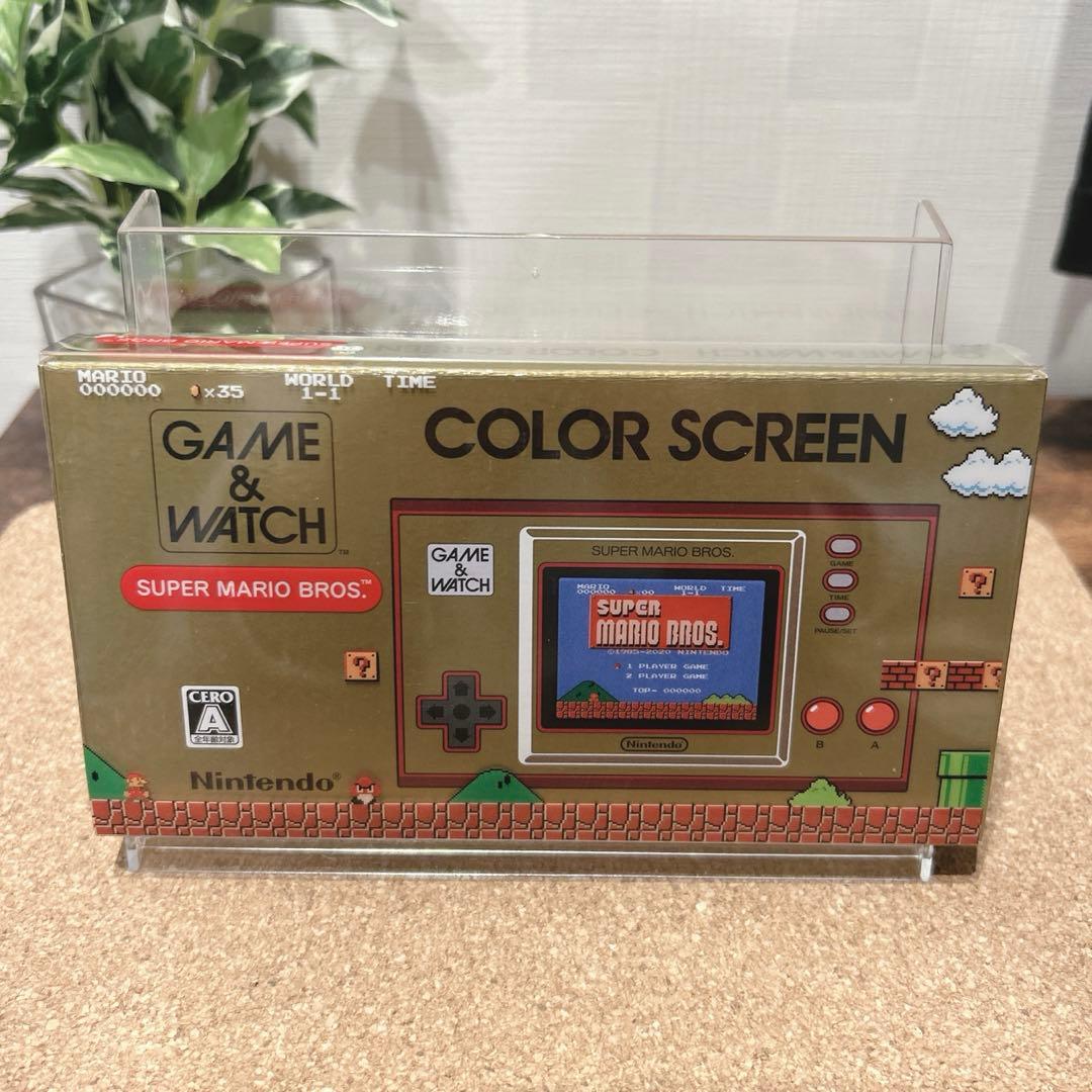 新品未開封品 ゲーム&ウォッチ スーパーマリオBROS ピンズ 保護フィルム付き