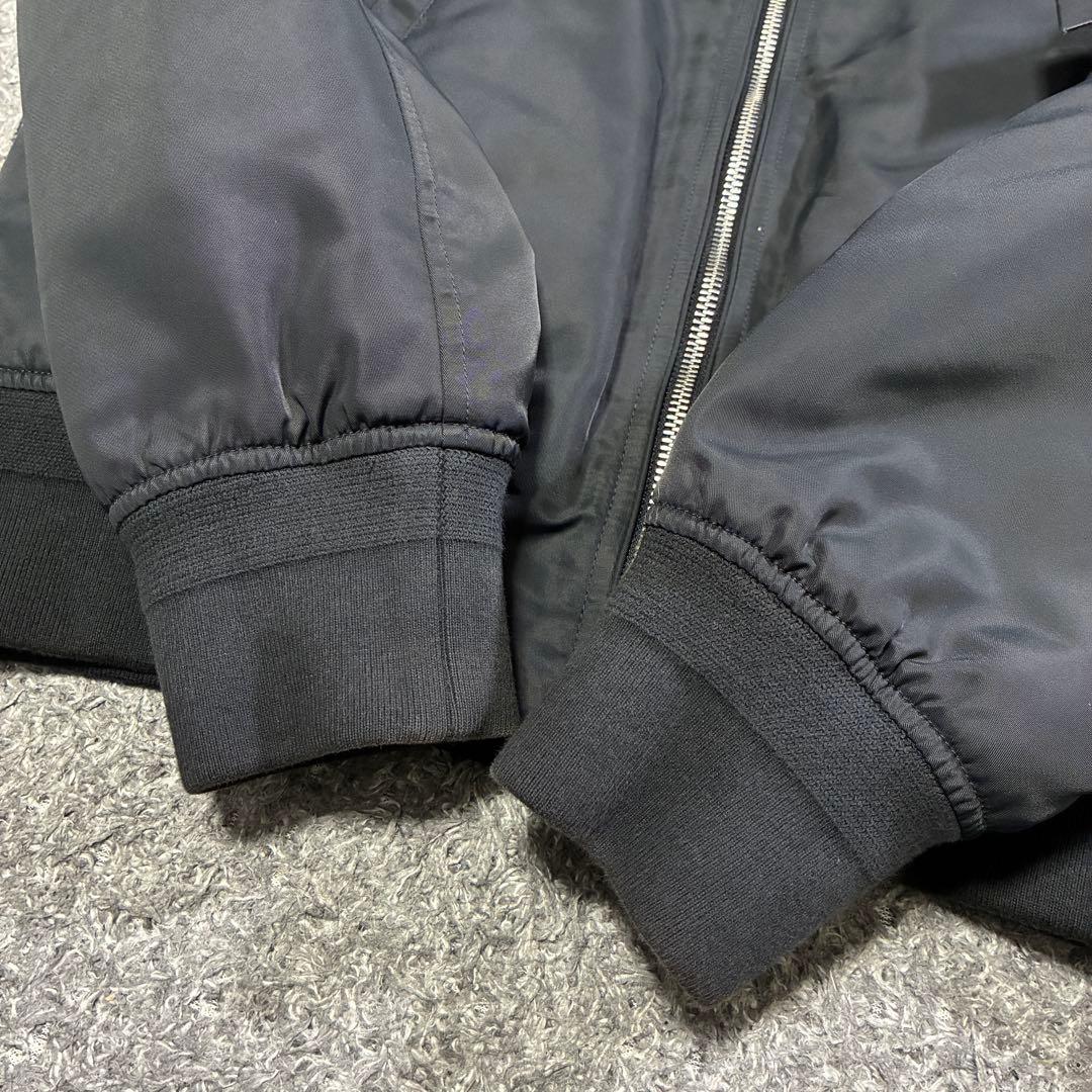 rag&bone MA-1 ボンバージャケット 黒×橙 XS (M相当)