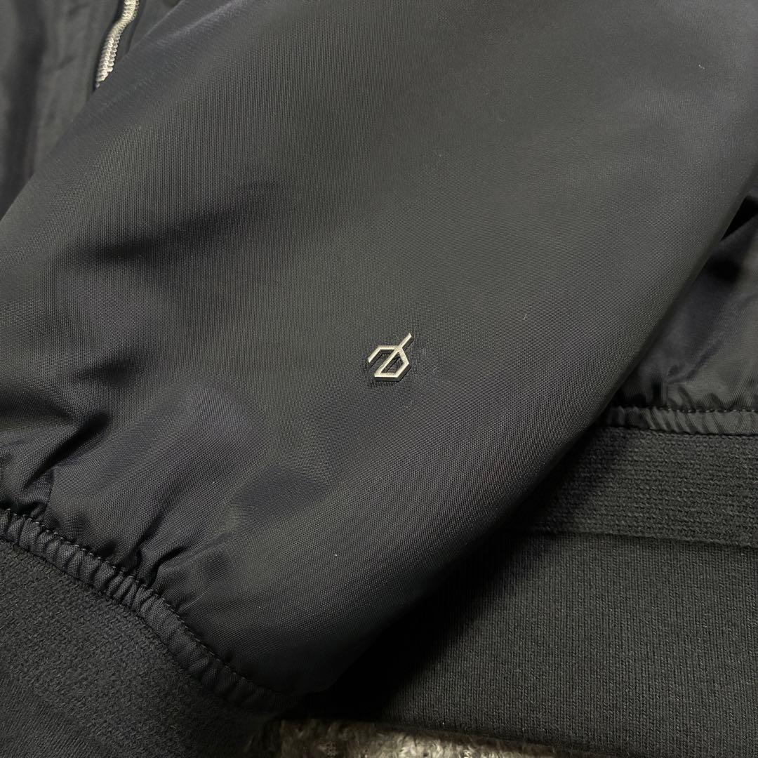 rag&bone MA-1 ボンバージャケット 黒×橙 XS (M相当)