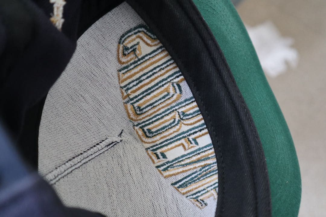 SUPREME ネイビー グリーン キャップ