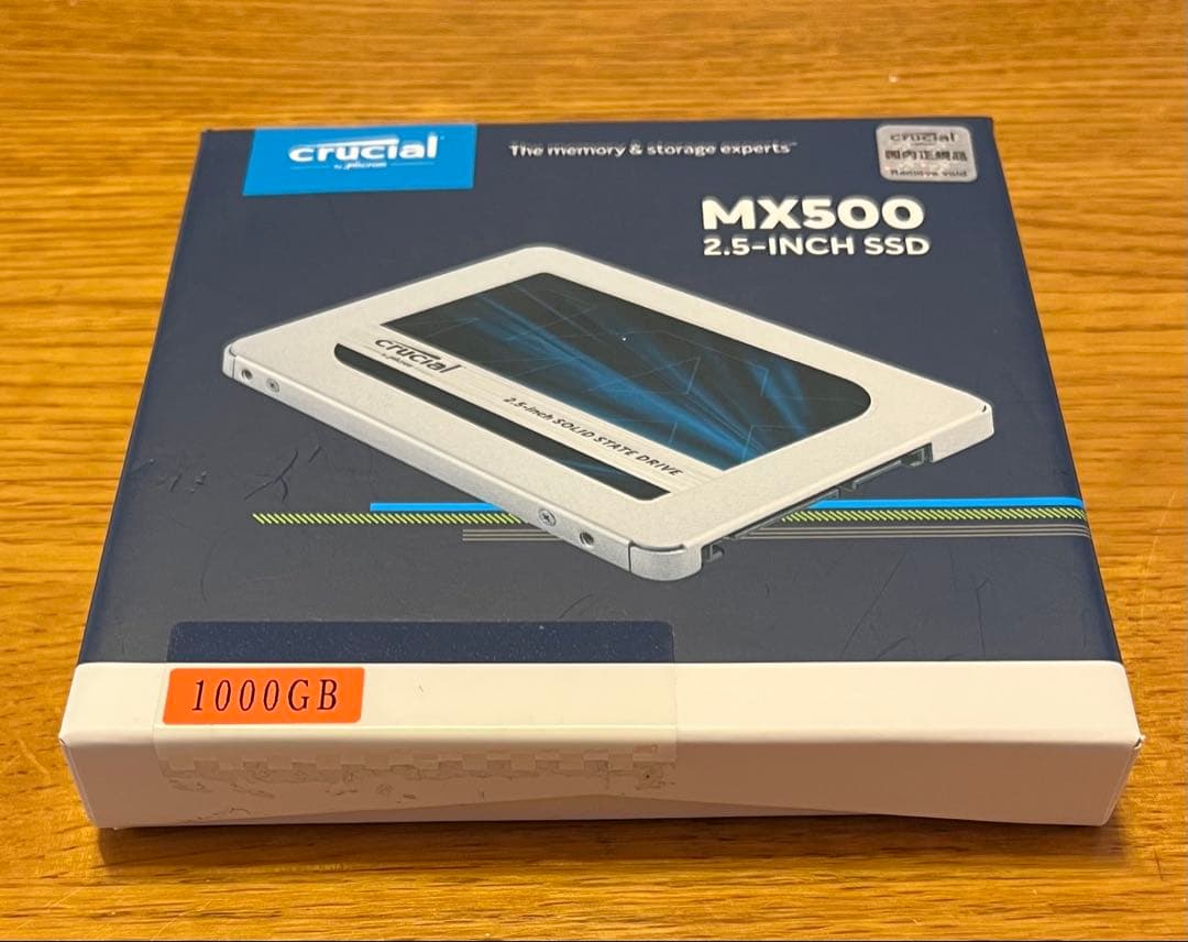 crucial MX500 2.5インチ SSD 1000GB