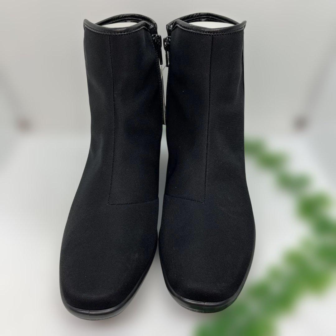 新品✨GORE-TEX 黒 ショートブーツ サイドジップ