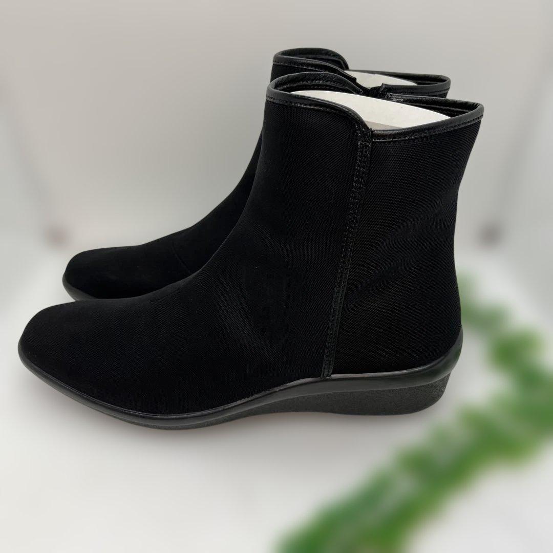新品✨GORE-TEX 黒 ショートブーツ サイドジップ