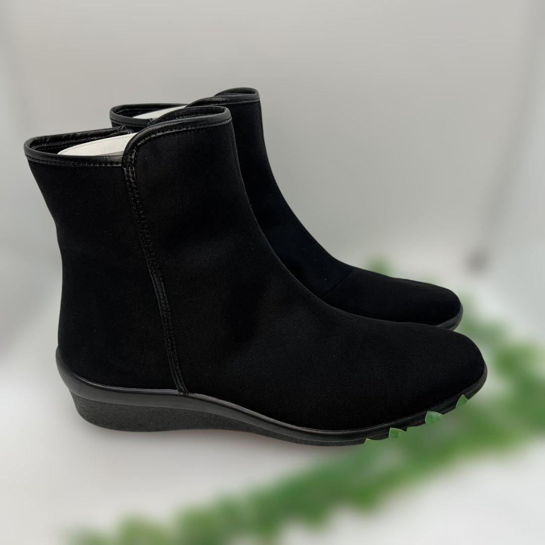 新品✨GORE-TEX 黒 ショートブーツ サイドジップ