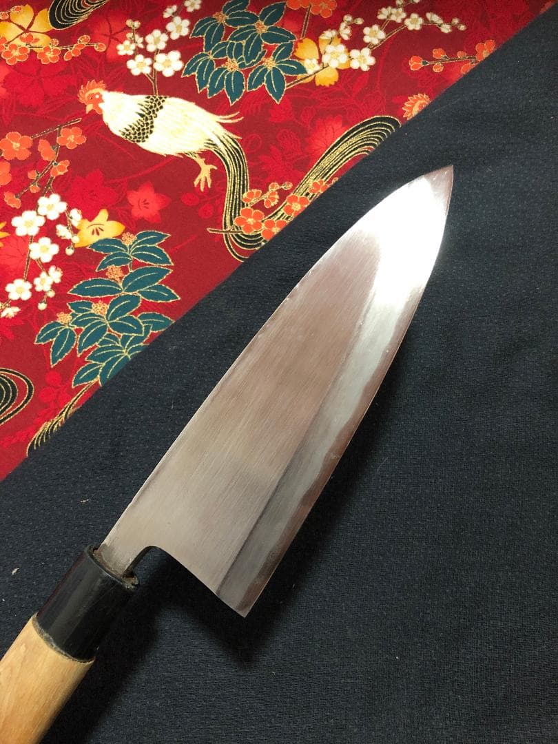 【研ぎ済み】白鋼・手打ち　越前・金太郎　出刃包丁　和包丁　ナイフ　料理　釣り