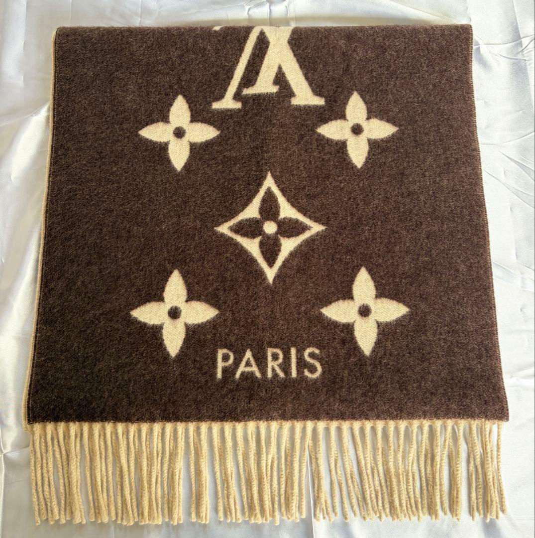 極美品 Louis Vuitton マフラー レイキャビック グラディエント