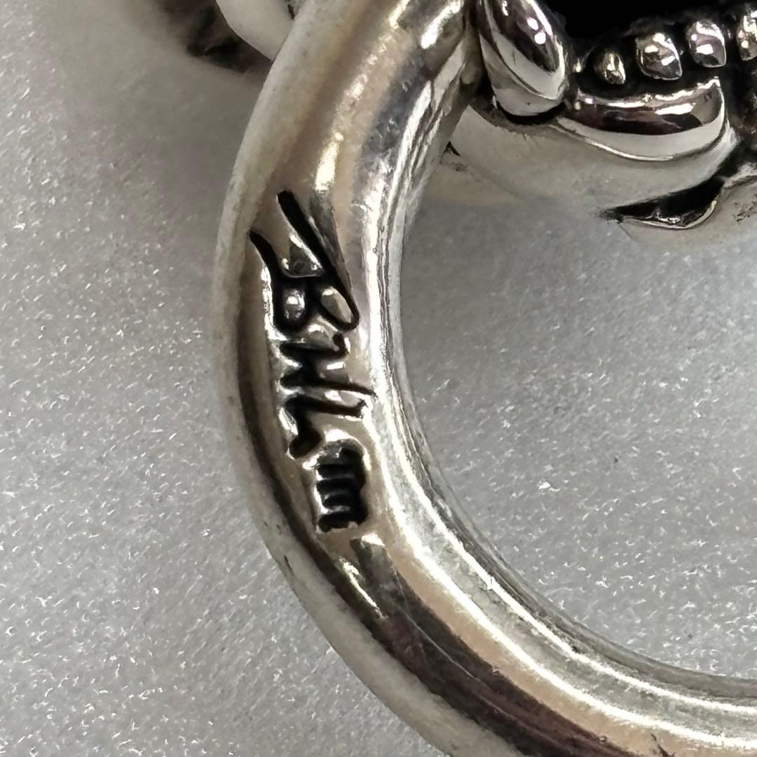 BWL ビック パンサー シルバー ペンダント トップ ネックレス ストーン