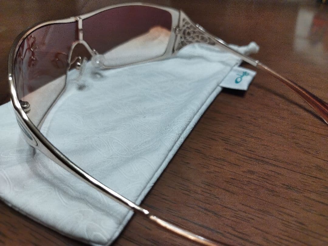 Oakley スポーツサングラス オレンジ