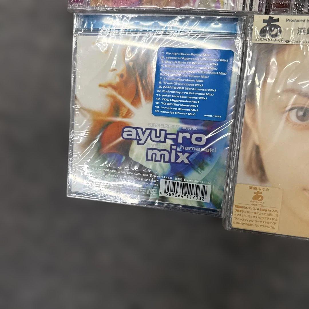 d*9様 浜崎あゆみ ayu-ro mix CDセット一部の外装には傷があります