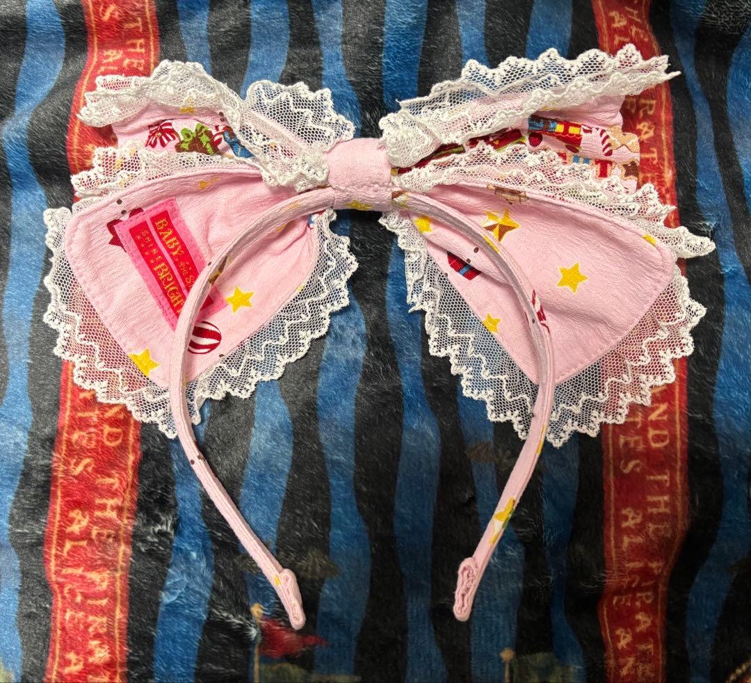 土日のみ出品★ベイビー　くみゃちゃん柄カチューシャ
