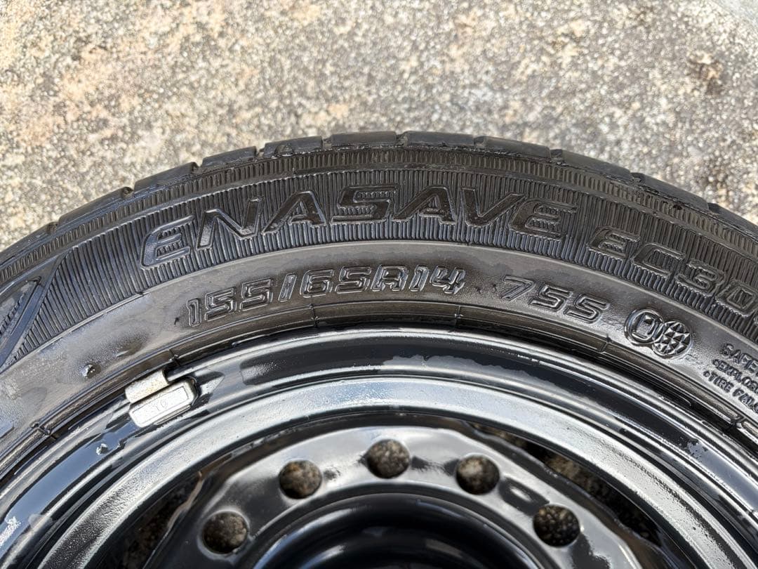155/65/R14 14インチ サマータイヤ　ミラトコット純正　(1/2)
