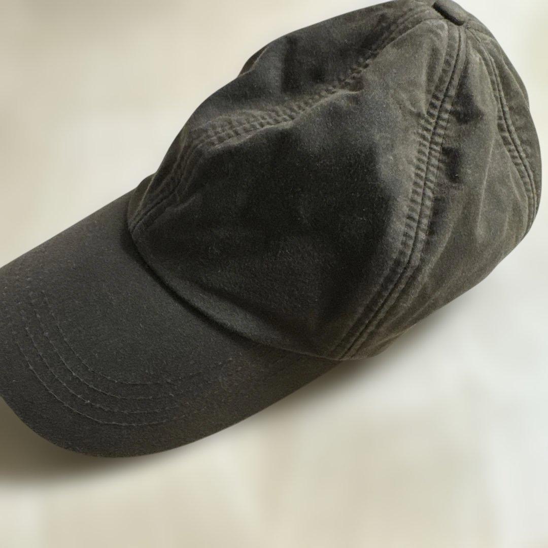 美品‼️Barbour ダークオリーブ　オイルドキャップ