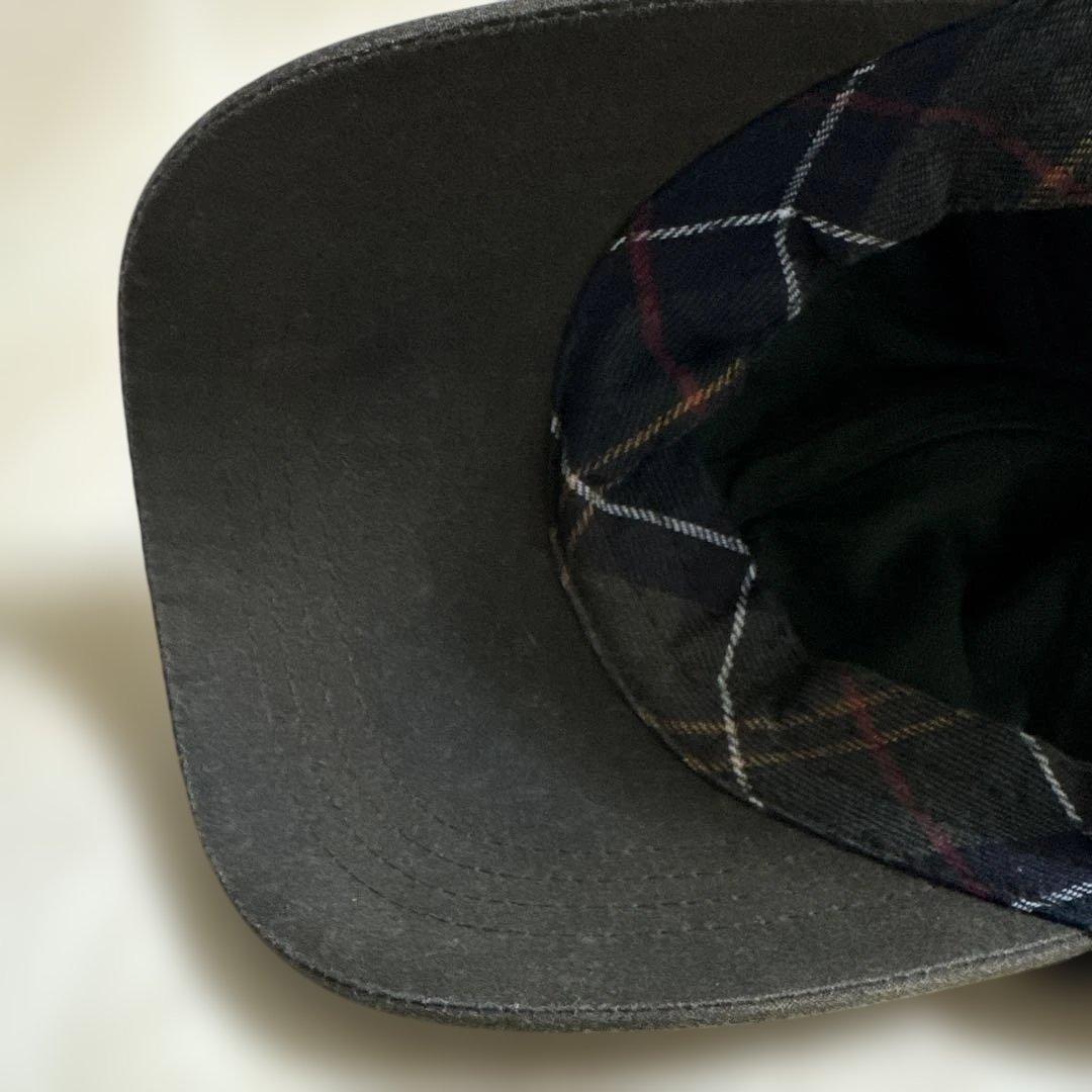 美品‼️Barbour ダークオリーブ　オイルドキャップ