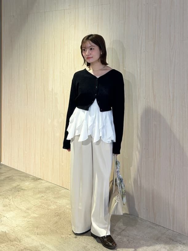 実物写真あり♡大人気即完♡ ココディール ラッフルキャミニットセット ブラック