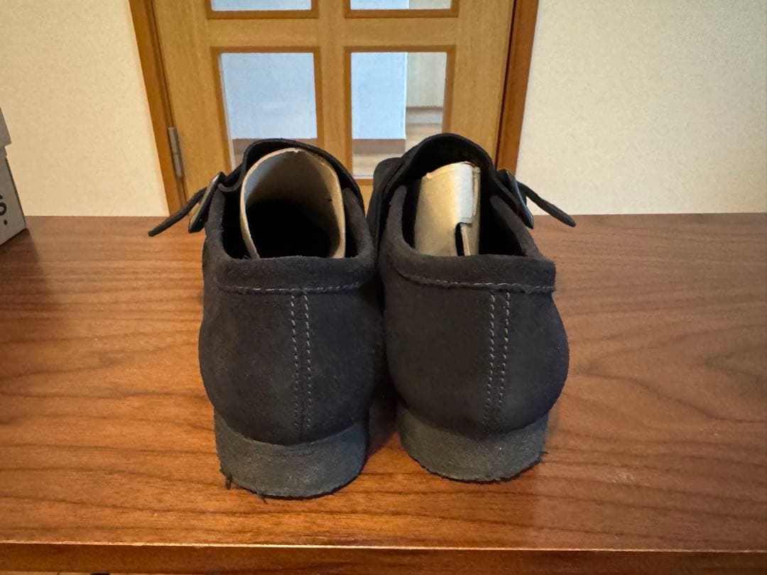 Wallabee Monk ブラックスエード26.5 cm