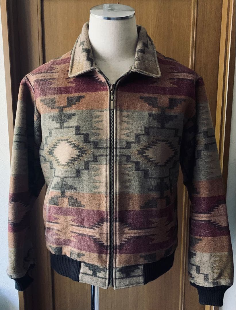 アメリカの良心！PENDLETON. シックなネイティブ柄　ブルゾン　USA製