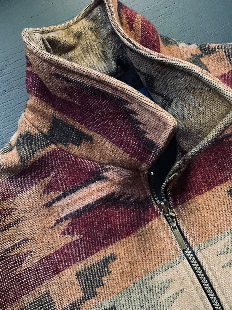 アメリカの良心！PENDLETON. シックなネイティブ柄　ブルゾン　USA製