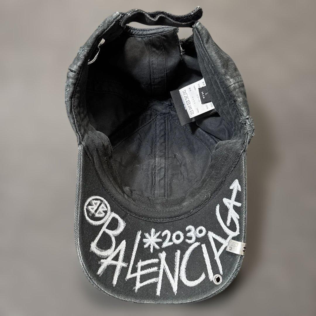 balenciaga Destroyed BB Pierced Cap キャップ