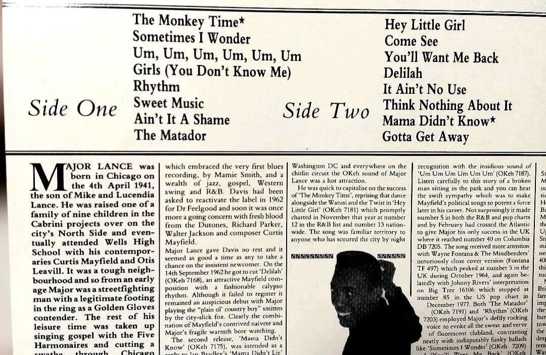 洋楽 Major Lance Monkey Time