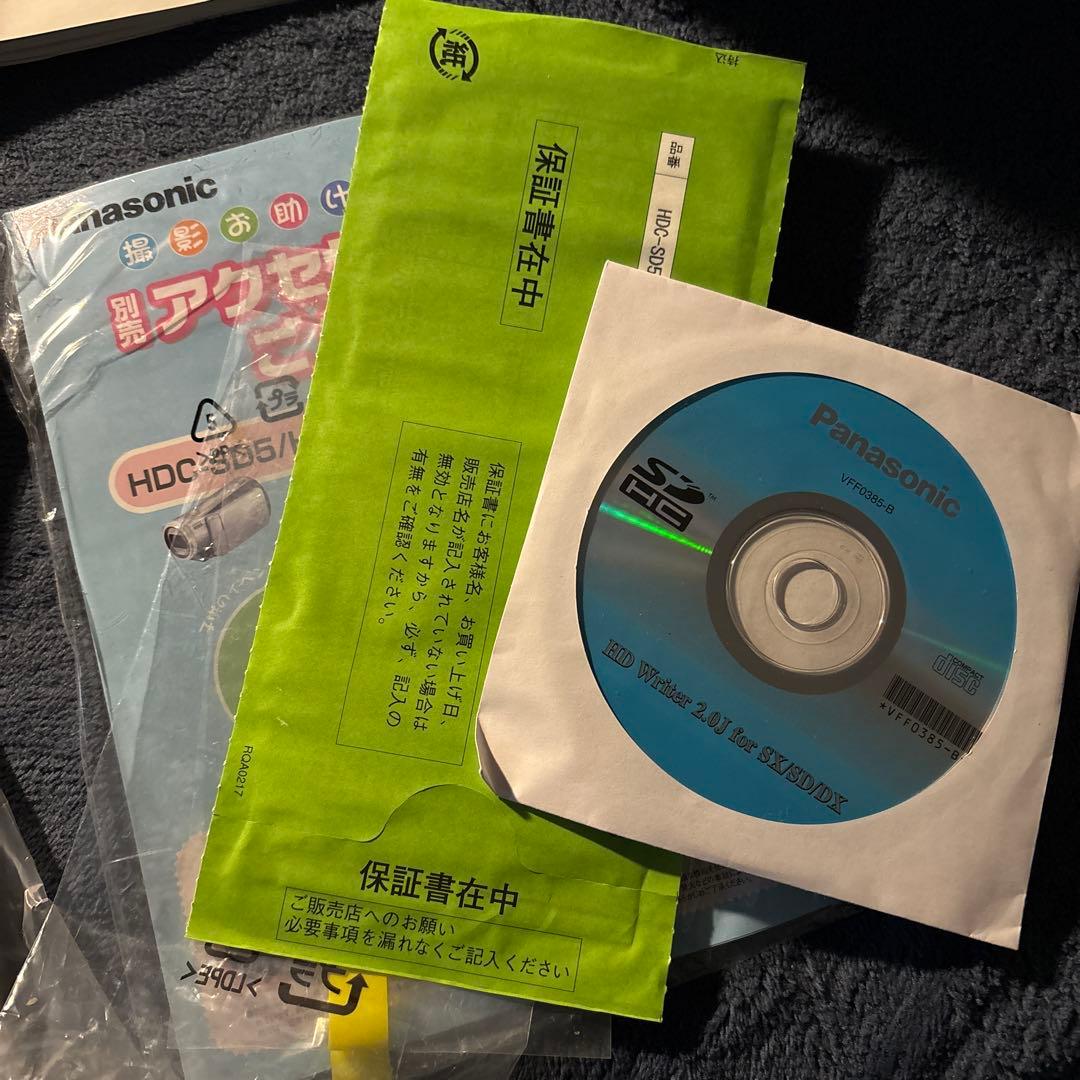 【極美品・動作確認済】Panasonic HDC-SD5ハイビジョンビデオカメラ