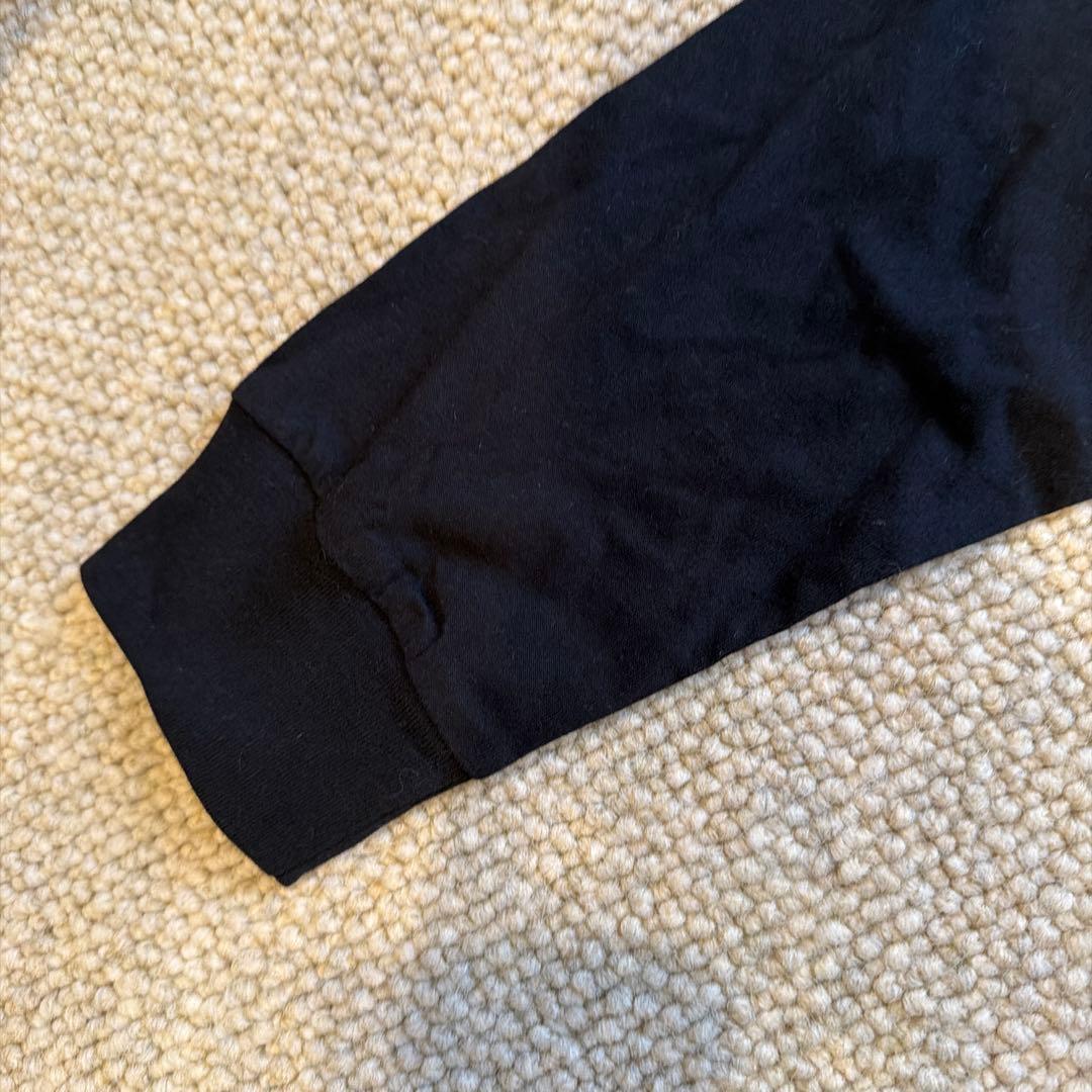 新品DIESEL ブラック ロングスリーブ Tシャツ