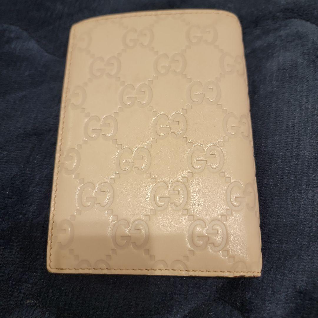 【GUCCI】グッチシマ　財布　カードとお札入れのみ