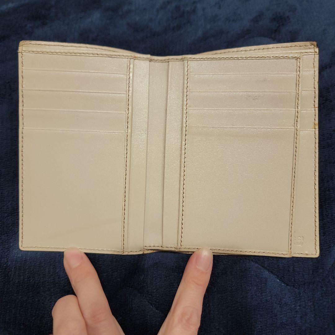 【GUCCI】グッチシマ　財布　カードとお札入れのみ
