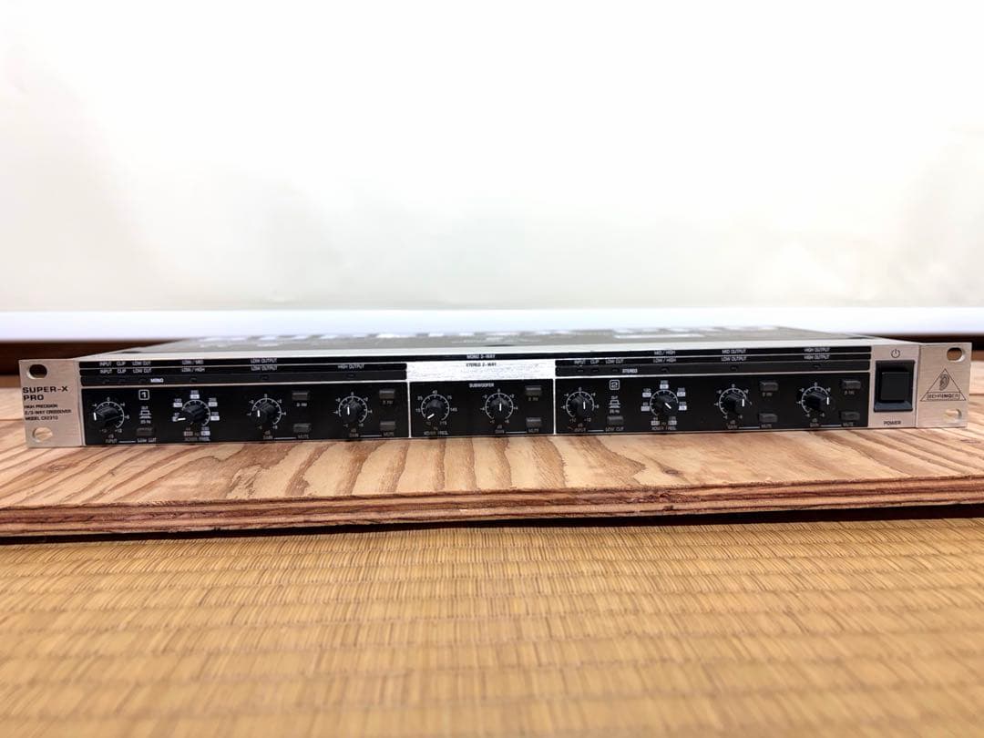 BEHRINGER CX2310 2/3WAYクロスオーバー 動作品　箱付き