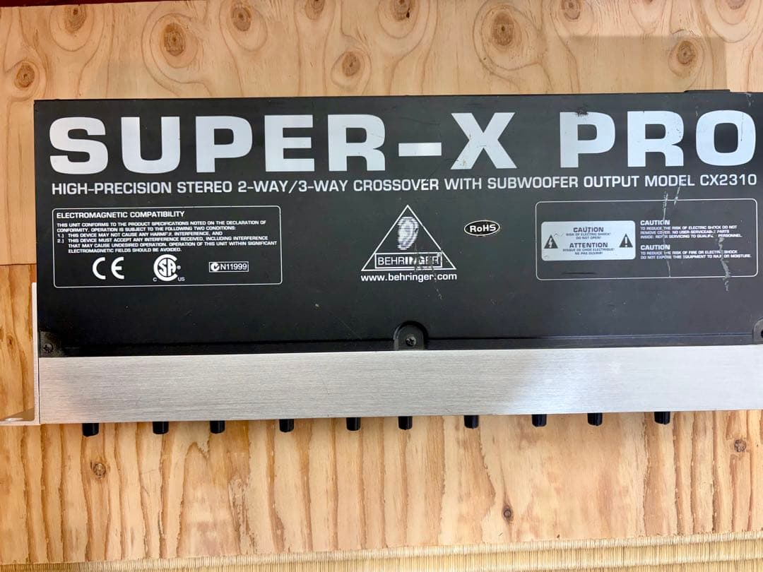BEHRINGER CX2310 2/3WAYクロスオーバー 動作品　箱付き