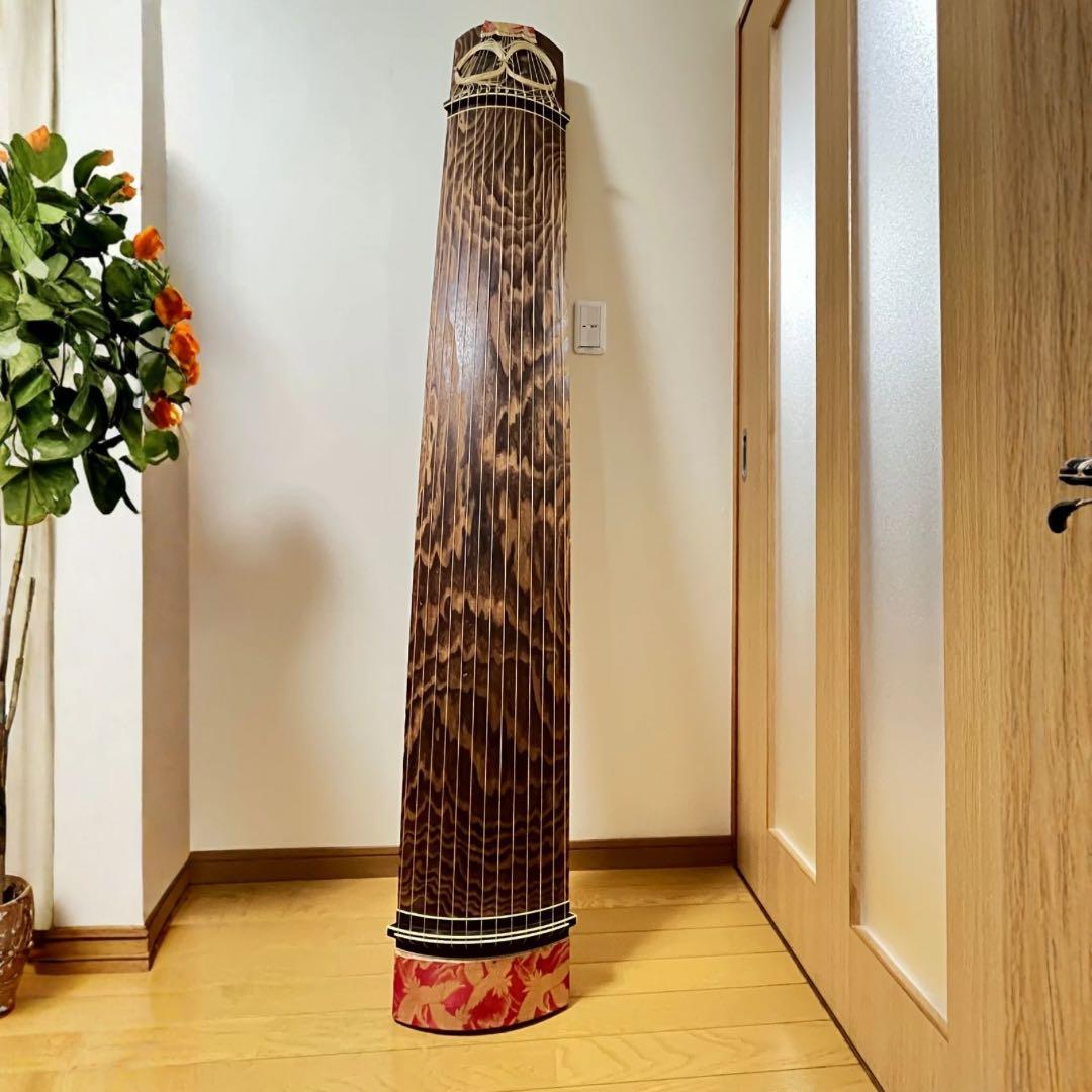 筝一式セット 爪 楽譜 筝カバー　譜面台付き和楽器 伝統楽器